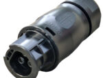 Batteriebuchse BC01 mit Schutzart IP68, weiblicher Stecker und Kupplung für den Netzanschluss