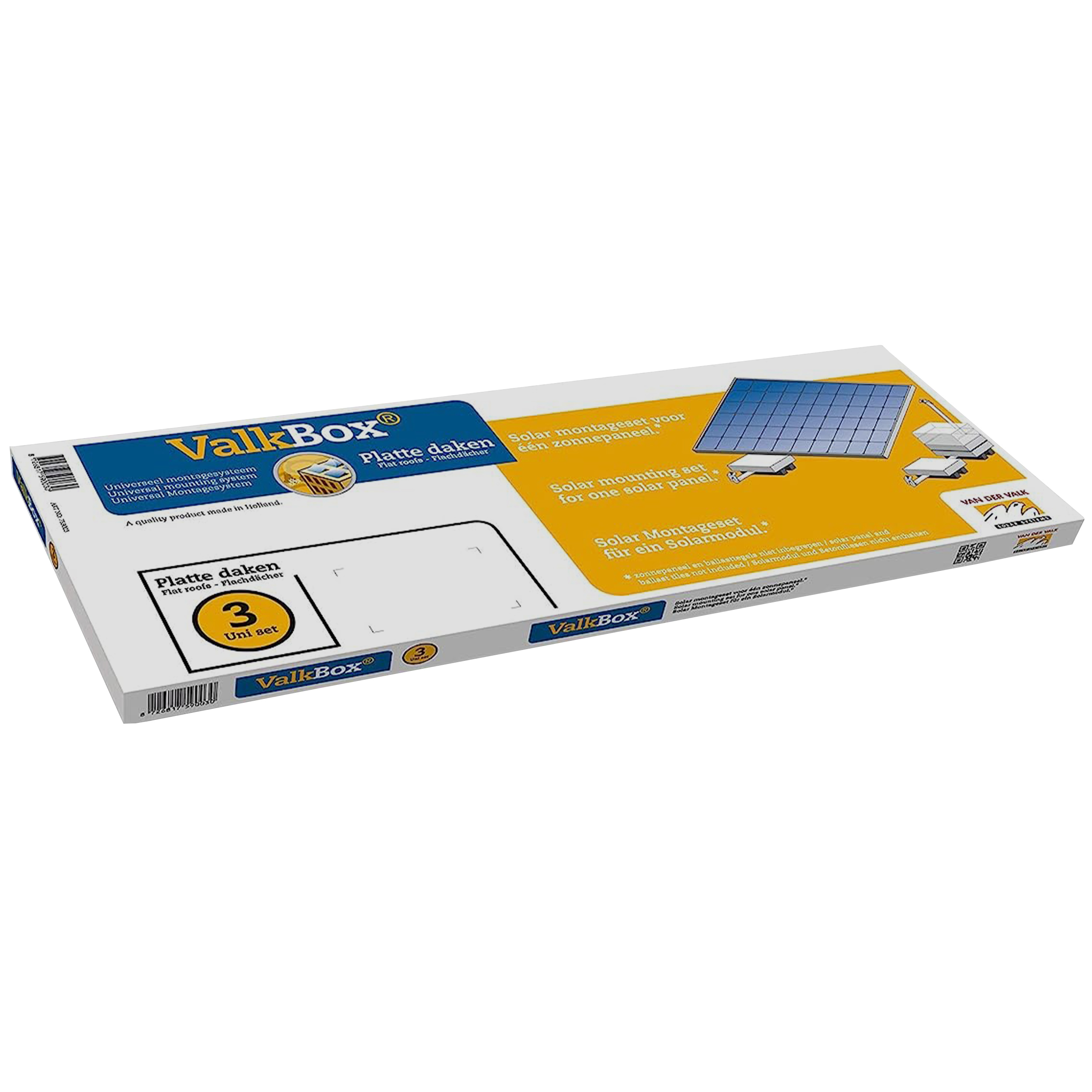 Montageset Flachdach VALK 17° – Bild 3