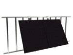 Installation set for balcony power plants 10-45°