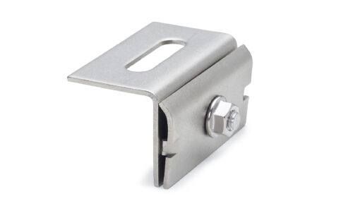 Roof clamp for standing seam sheet metal roofs - 1 screw
