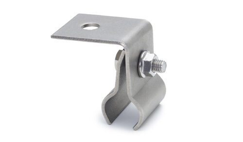Basic round folding clamp for calcite roofs