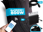 Balcony power station 800W highly flexible Full-Black