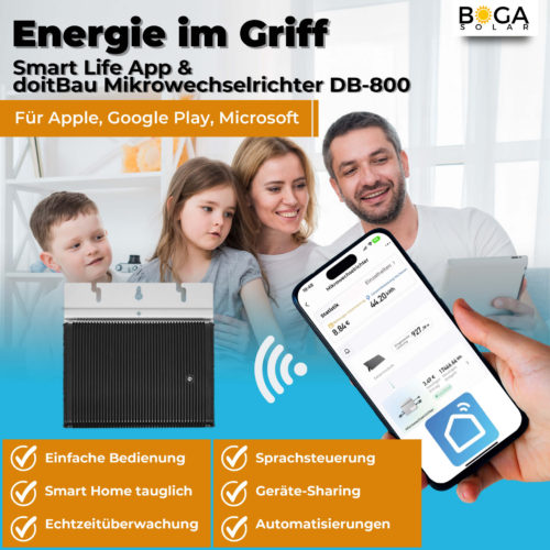 Balcony power station 800W highly flexible Full-Black - Image 6