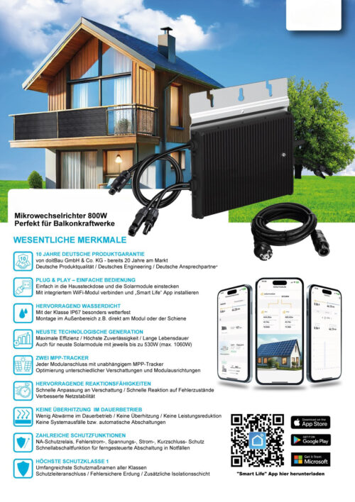 Balcony power plant 860W bifazial Full-Black - Image 6