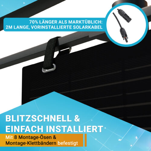 Balcony power station 800W highly flexible Full-Black - Image 10