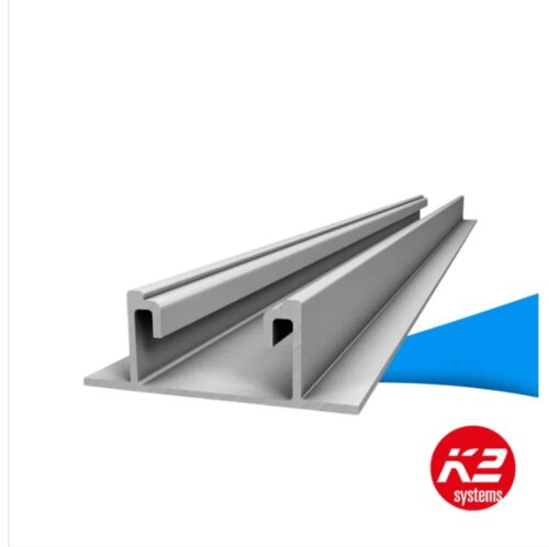 K2 BasicRail 4.8m für Schrägdach Trapezblech zur sicheren Montage von Solarmodulen