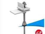 K2 SingleRail Stick screw M10x180 - Inclined roof corrugated fibre cement