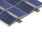 Flat East-West flat roof system - efficient PV installation in east-west orientation