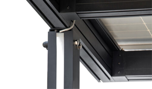 Solar-Carport Performance Single Schneelast 1,1 kN/m² – Windlastzone 2 – Bild 4