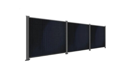 Solarzaun Basic Quer – Inklusive Bifazialem PV-Modul* – Bild 3